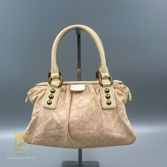 Louis Vuitton Monogram Rose Mini Lin Trapeze PM Speedy Boston Bag - Picture 1 of 8